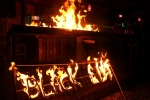 Fire Show at Black List, Byblos Souk